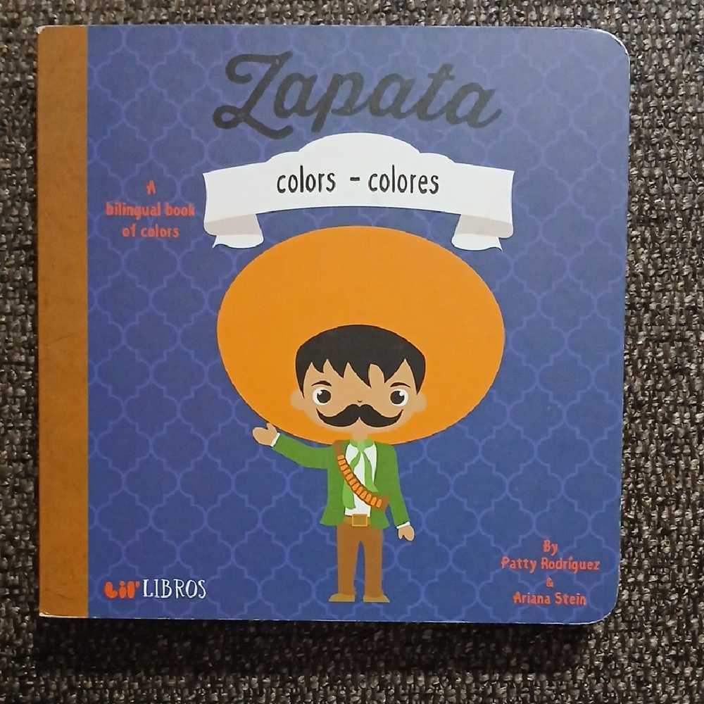 Zapata Bilingual Book Of Colors-Colores
